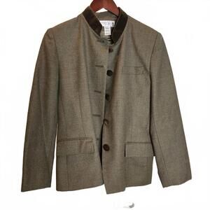 Saville Women's Gray Suit Jacket - Vintage Style